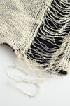 SWAYING/KNIT floating line slim long skirt SW23AW3B33 off-white